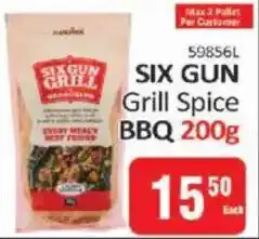 KitKat Cash and Carry SIX GUN GRILL Grill Spice BBQ offer