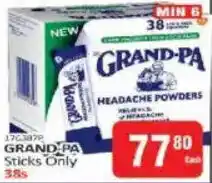 KitKat Cash and Carry Grand-Pa Headache Powders offer