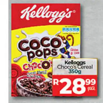 Take 'n Pay Kelloggs Choco's Cereal 350g offer