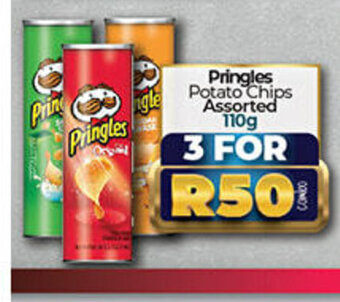 Take 'n Pay Pringles Potato Chips Assorted 110g offer