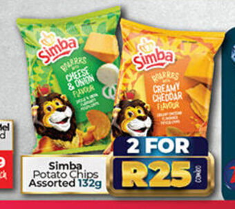 Take 'n Pay Simba Potato Chips Assorted 132g offer