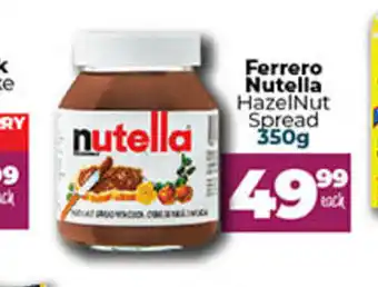 Take 'n Pay Ferrero Nutella HazelNut Spread 350g offer