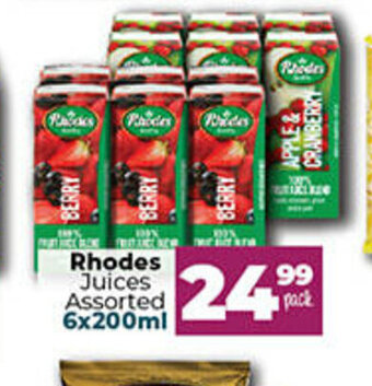 Take 'n Pay Rhodes Juices Assorted 6x200ml offer