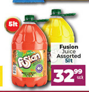 Take 'n Pay Fusion Juice Assorted 5lt offer
