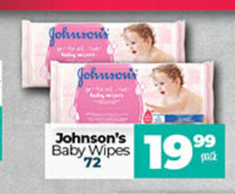 Take 'n Pay Johnson's Baby Wipes 72 offer