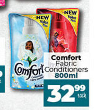 Take 'n Pay Comfort Fabric Conditioners 800ml offer