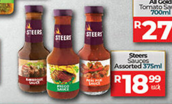 Take 'n Pay Steers Sauces Assorted 375ml offer