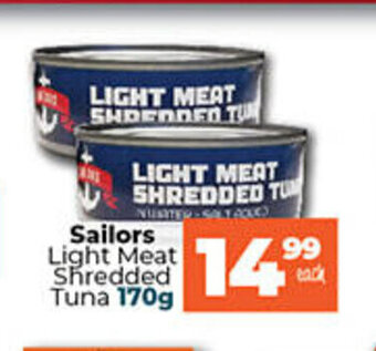 Take 'n Pay Sailors Light Meat Shredded Tuna 170g offer