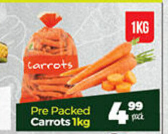 Take 'n Pay Pre Packed Carrots 1kg offer