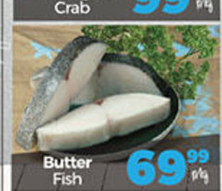 Take 'n Pay Butter Fish per kg offer
