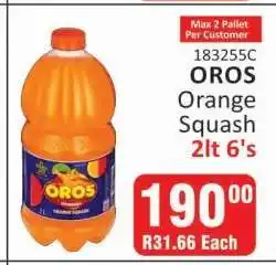 KitKat Cash and Carry OROS Orange Squash 2lt 6's offer