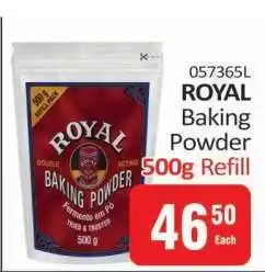 KitKat Cash and Carry ROYAL Baking Powder 500g Refill offer