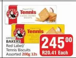 KitKat Cash and Carry BAKERS Red Label/Tennis Biscuits Assorted offer
