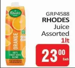 KitKat Cash and Carry RHODES Juice Assorted 1lt offer