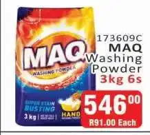 KitKat Cash and Carry MAQ Washing Powder 3kg 6s offer