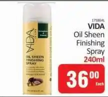 KitKat Cash and Carry VIDA Oil Sheen Finishing Spray 240ml offer