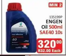 KitKat Cash and Carry ENGEN Oil 500ml SAE40 10s offer