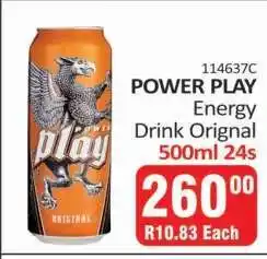 KitKat Cash and Carry POWER PLAY Energy Drink Original offer