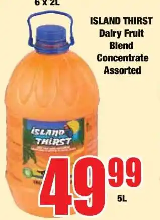 Boxer ISLAND THIRST Dairy Fruit Blend Concentrate Assorted offer