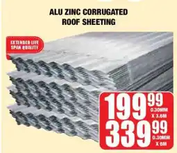 Boxer ALU ZINC CORRUGATED ROOF SHEETING offer