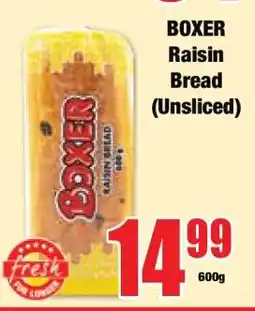 Boxer BOXER Raisin Bread (Unsliced) offer