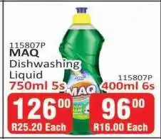 KitKat Cash and Carry Maq Dishwashing Liquid 750ml offer