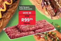 Makro Bulk Jacques Kallis Boerewors offer