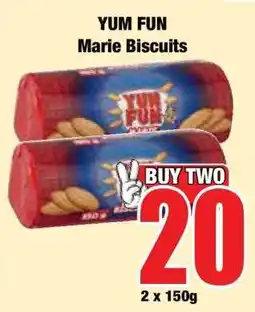 Boxer YUM FUN Marie Biscuits offer