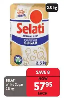 Makro Selati White Sugar 2.5 kg offer