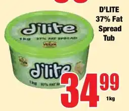 Boxer D'Lite 37% Fat Spread Tub offer
