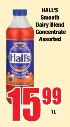 Boxer HALL'S Smooth Dairy Blend Concentrate Assorted offer