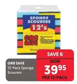 Makro GR8 SAVE 12-Pack Sponge Scourers offer