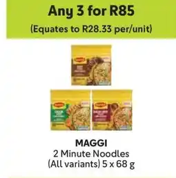 Makro MAGGI 2 MINUTE NOODLES offer