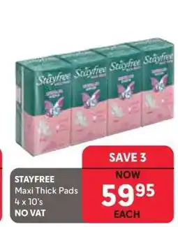 Makro Stayfree Maxi Thick Pads offer