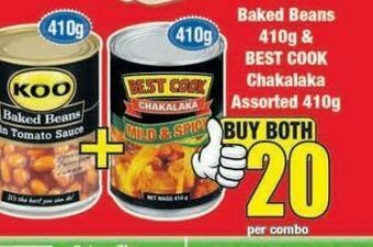 Boxer Koo baked beans offer