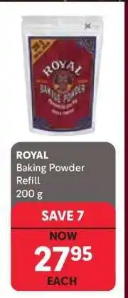 Makro ROYAL BAKING POWDER REFILL offer