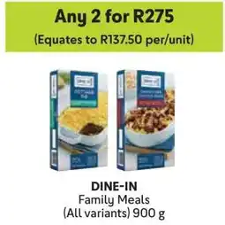 Makro DINE-IN Family Meals offer