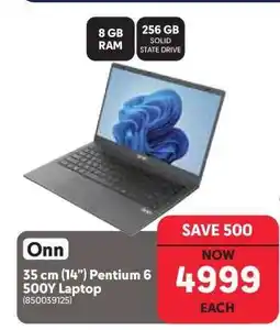 Makro Onn 35 cm (14”) Pentium 6 500Y Laptop offer