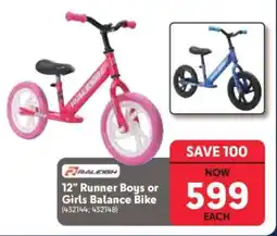 Makro 12” Runner Boys or Girls Balance Bike offer