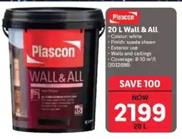 Makro Plascon 20 L Wall & All offer