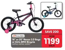 Makro 16” or 20” Nexus 2.0 Boys or Girls BMX Bicycle offer