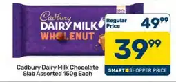 Pick n Pay Hypermarket Cadbury Dairy Milk Chocolate Slab Assorted 150g offer