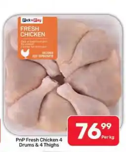 Pick n Pay Hypermarket PnP Fresh Chicken 4 Drums & 4 Thighs offer