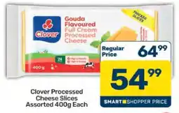 Pick n Pay Hypermarket Clover Processed Cheese Slices Assorted 400g Each offer