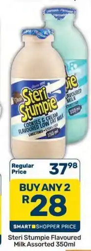 Pick n Pay Hypermarket Steri Stumpie Flavoured Milk Assorted 350ml offer