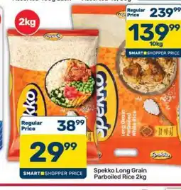Pick n Pay Hypermarket Spekko Long Grain Parboiled Rice-2Kg offer