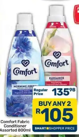 Pick n Pay Hypermarket Comfort Fabric Conditioner Assorted 800ml offer