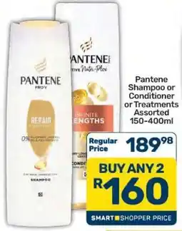 Pick n Pay Hypermarket Pantene Shampoo or Conditioner or Treatments offer