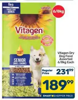 Pick n Pay Hypermarket Vitagen Dry Dog Food Assorted 6/8kg offer