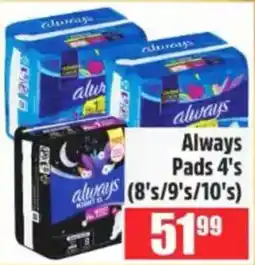 Devland Cash And Carry Always Pads 4's offer